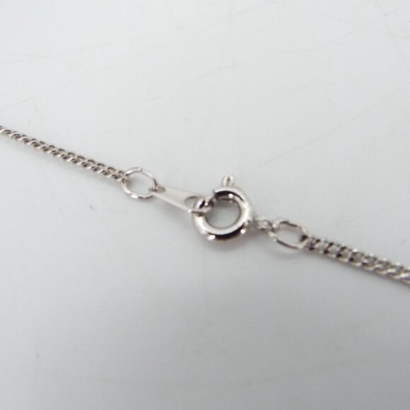 Vintage HMH St. Isabella Sterling Medal Pendant Necklace 18" with Original Box - Picture 7 of 8